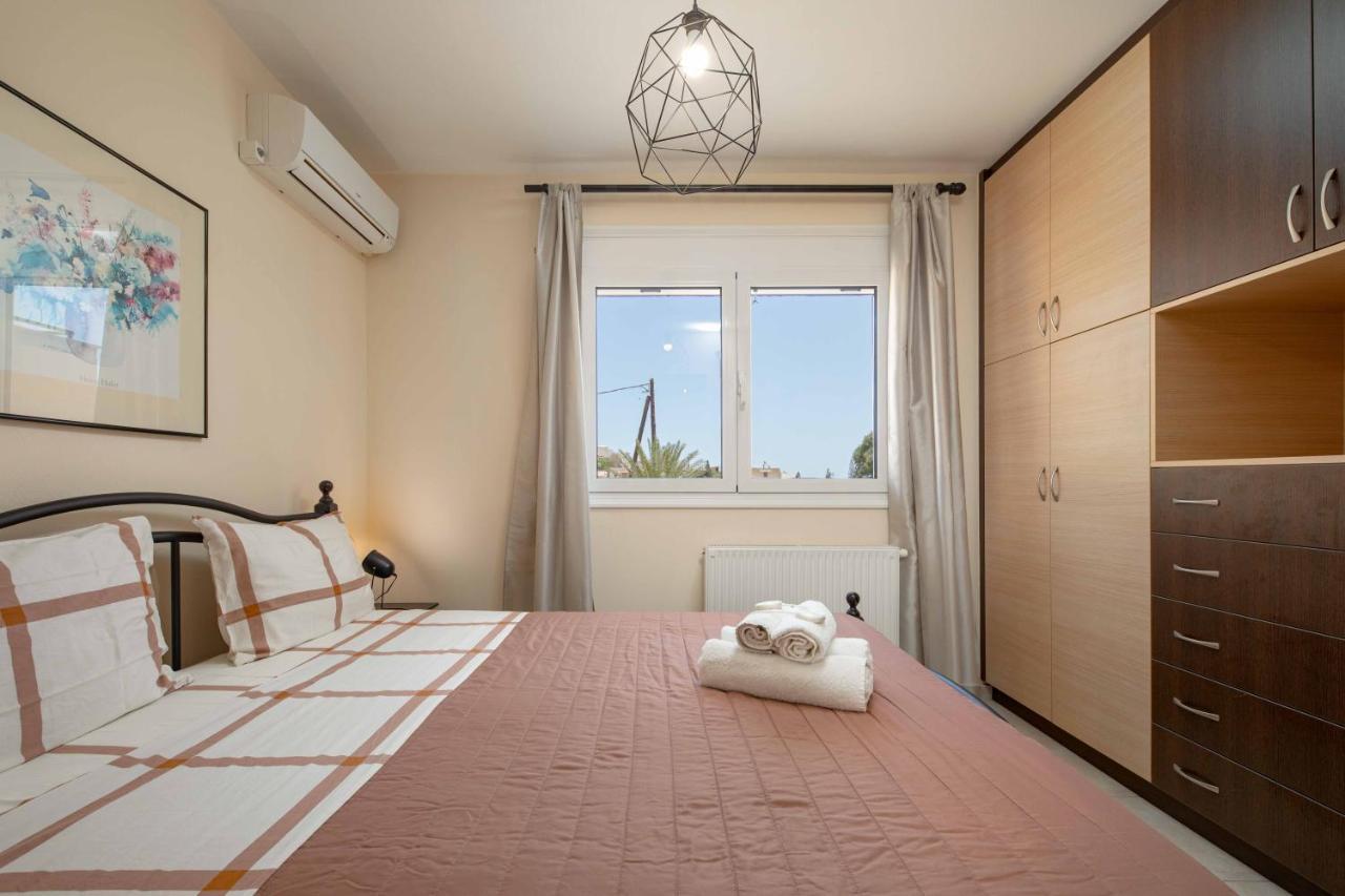 Villa Melenia For Family Holidays By The Beach Agia Pelagia  Buitenkant foto
