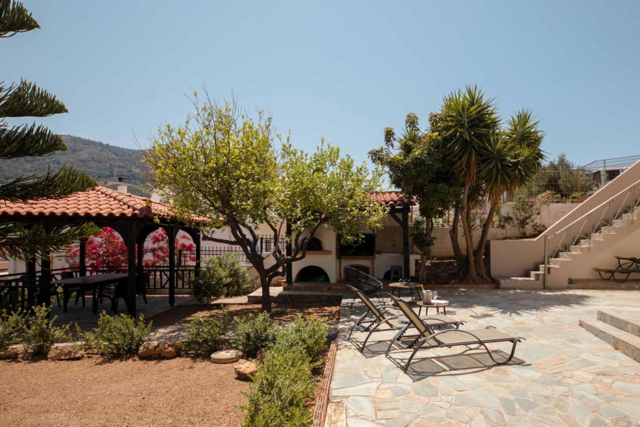 Villa Melenia For Family Holidays By The Beach Agia Pelagia  Buitenkant foto