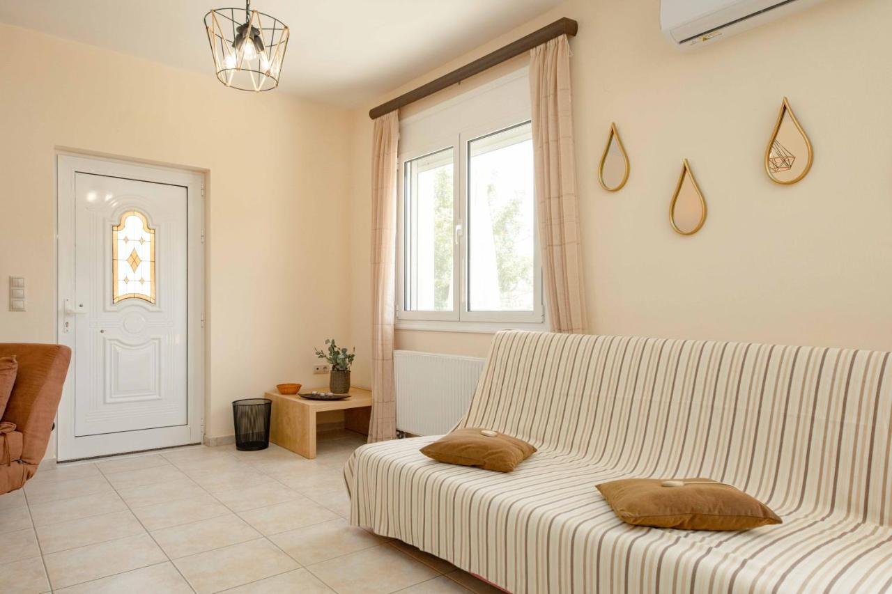 Villa Melenia For Family Holidays By The Beach Agia Pelagia  Buitenkant foto