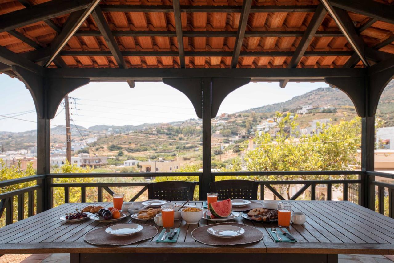 Villa Melenia For Family Holidays By The Beach Agia Pelagia  Buitenkant foto